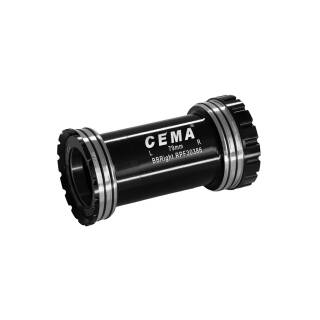 CEMA Innenlager BBright46 for FSA386/ Rotor 30mm, W: 79 x ID: 46 mm Edelstahl - schwarz, Interlock