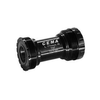 CEMA Innenlager T47A für FSA386/Rotor 30 W: 77 x ID: 47 mm Edelstahl - schwarz