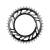 SRAM Kettenblatt Road RED/FORCE AXS MY25 38T, direct mount, Alu., schwarz-silb 12/13-fach,