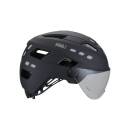 BBB Helme District Led  faceshield ML 54-60 mat schwarz