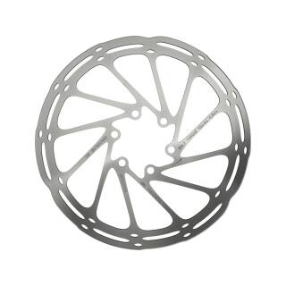 SRAM Bremsscheibe Centerline Rounded 160mm, Centerlock, silber-schwarz abgerundetes Profil