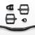 Sixpack Gedichtete Sattelklemme I Sealed Seatclamp ⌀36,4 mm / 31,6mm Midnight Black