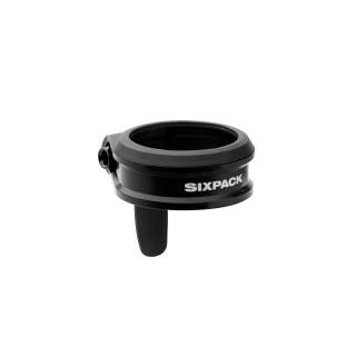 Sixpack Gedichtete Sattelklemme I Sealed Seatclamp ⌀31,8 mm / 27,2mm Midnight Black