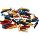 Carbon-Ti Aluminium Schraube M5x25 konisch 1,2g blau