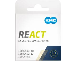 KMC REACT 10s Ersatzritzel 11-13t incl. Lock Ring f. CS 11-36 schwarz