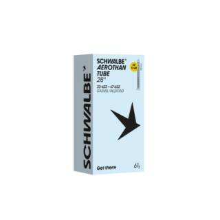 Schlauch Schwalbe SV17 AE Aerothan Tube TPU 28 33/47-622 SV - Sclaverand-Ventil Alu schwarz 80mm extra long