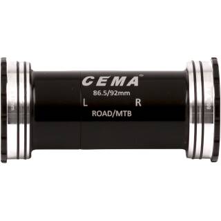 CEMA Innenlager BB86-BB92 für Shimano Ceramic - SG3 - COATED schwarz, W: 86,5/92 x ID: 41 mm