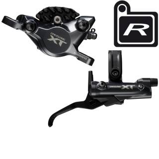 Shimano XT Disc Brake Set rechts HR 2-Kolben  Resin ohne Fin schwarz