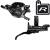 Shimano XT Disc Brake Set rechts HR 2-Kolben  Resin ohne Fin schwarz
