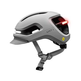 UNIT1 AURA Mips Smart Helmet, Chalk Chalk S