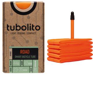 tubolito Tubo Road TPU SYNCD 42 mm SV Ventil 23-622 -> 35-622 orange