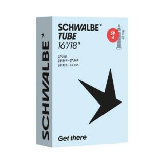Schlauch Schwalbe SV4 16/18 28/37-340/355 SV - Sclaverand-Ventil 40mm