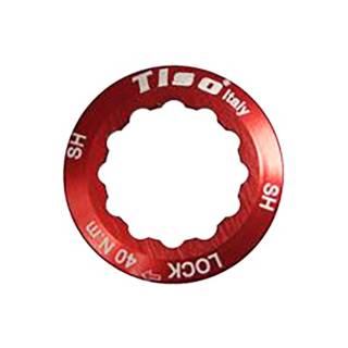 TISO Kassettenabschlussring Aluminium Shimano SRAM 12T-13T Zähne rot