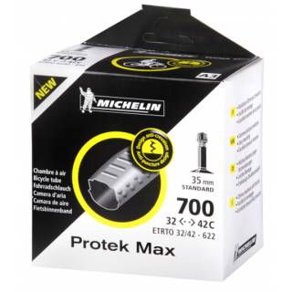 Schlauch Michelin 28 Protek Max A3 32/42-622 - 28 AV - Autoventil 35mm, mit Pannenmilch, 250g
